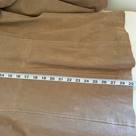 SOLD…On another Platform! Wilsons Genuine Leather Suede Tan Women Jacket Size L - Picture 10 of 11